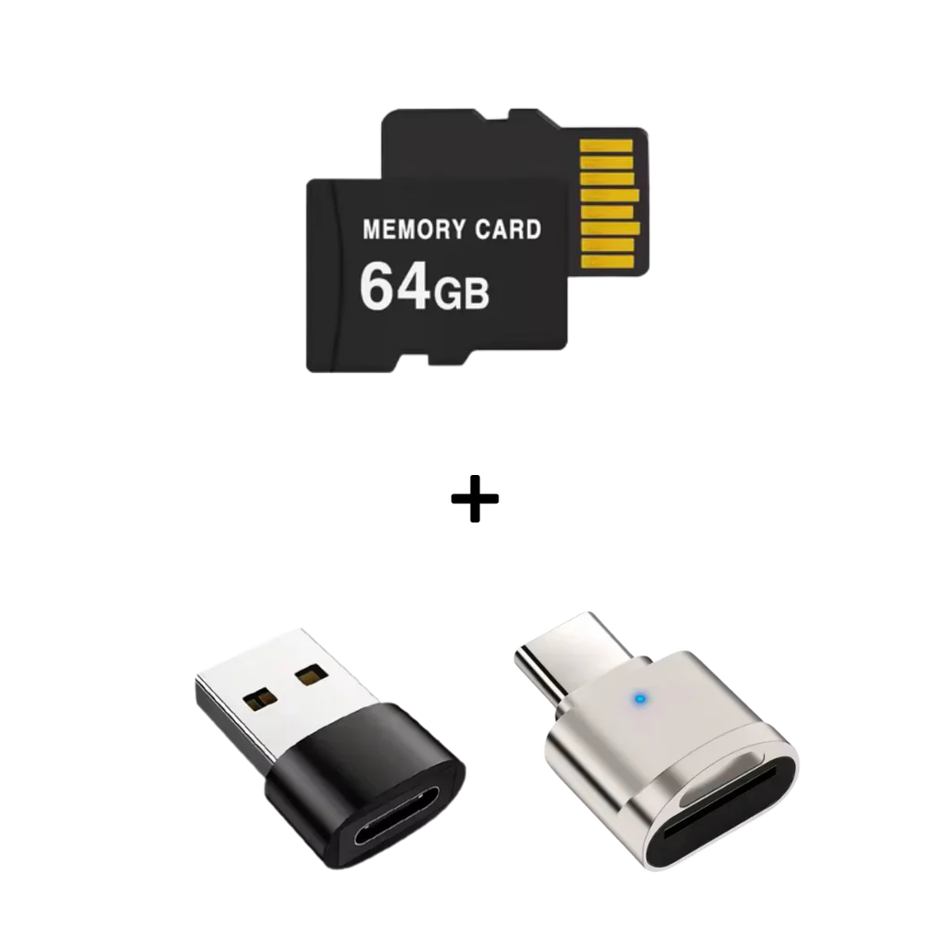 SD-Karte + Adapter - KNIPSCAM™