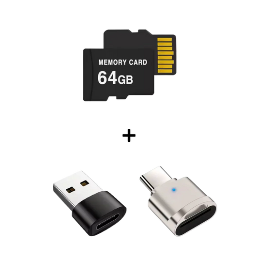 SD-Karte + Adapter - KNIPSCAM™